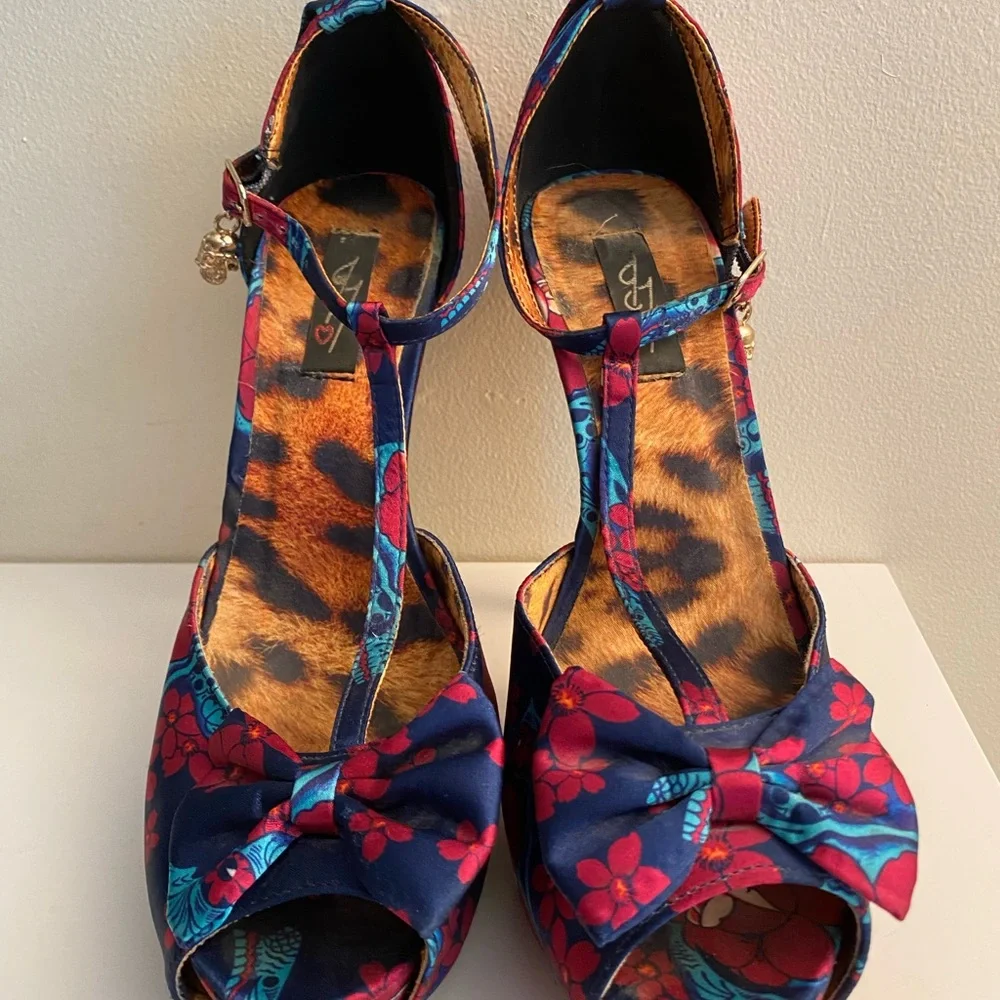 Iron Fist Skull & Flowers heels - Picture 3 of 16